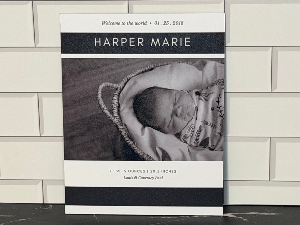 Birth Announcement Flex Magnet Set Design E