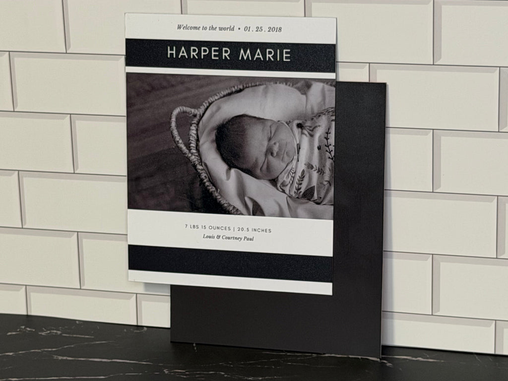 Birth Announcement Flex Magnet Set Design E
