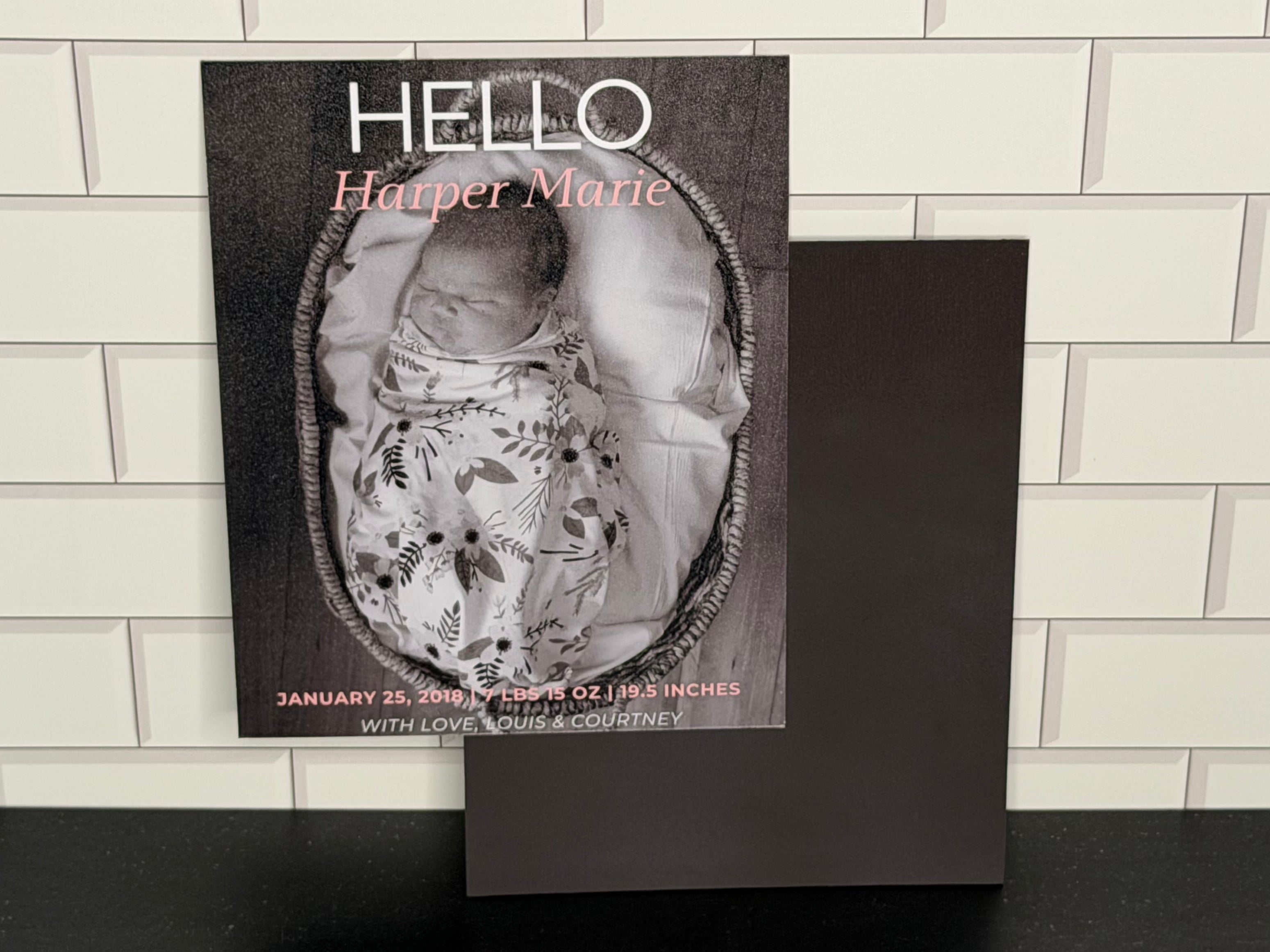 Birth Announcement Flex Magnet Set Design B