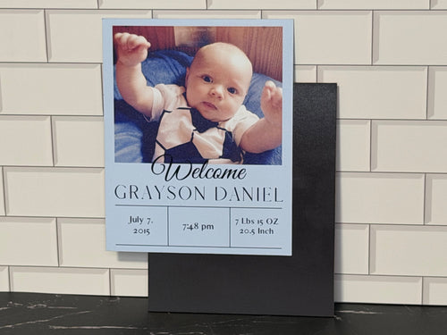 Birth Announcement Flex Magnet Set Design C